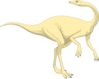 Cream Colored Dinosaur Clip Art